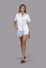 Bộ pijama ngắn nữ Vera satin trơn tay ngắn - V0760