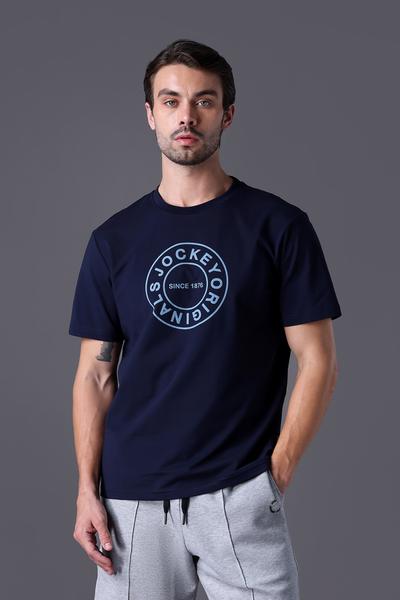 Áo T- shirt Jockey Nam cotton USA in nổi logo tee - J1197