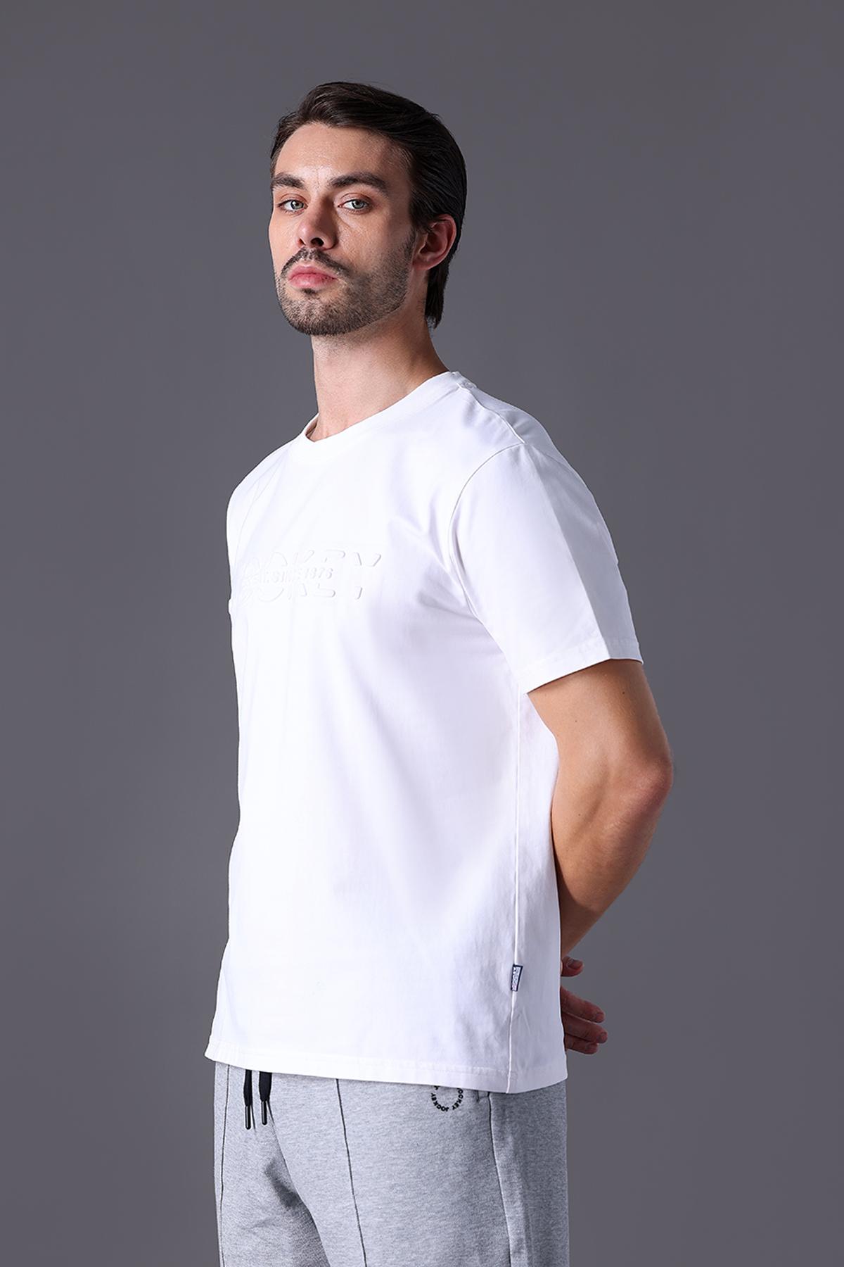 Áo T- shirt Jockey Nam cotton USA dập nổi logo tee - J1198