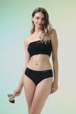 Quần lót bikini nữ Misaki polyamide trơn - M1070