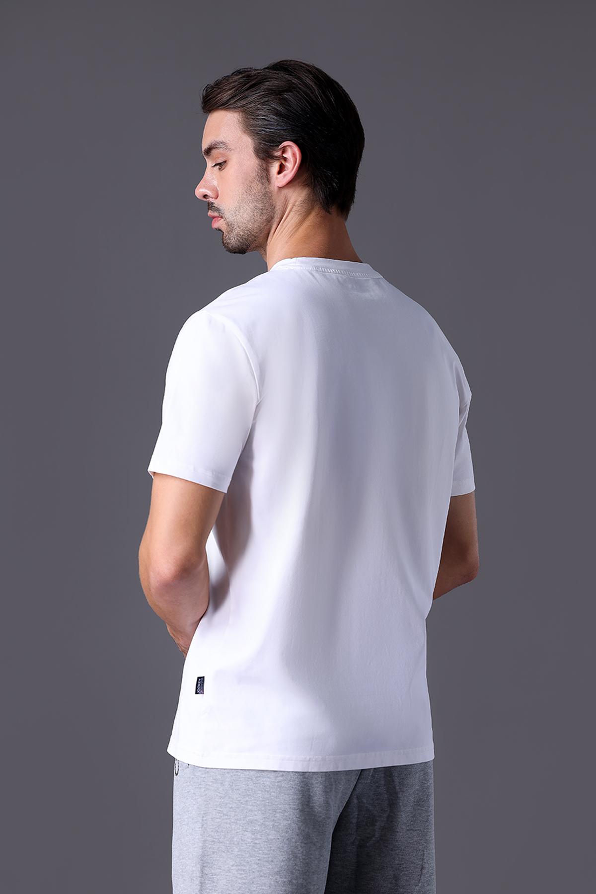 Áo T- shirt Jockey Nam cotton USA dập nổi logo tee - J1198