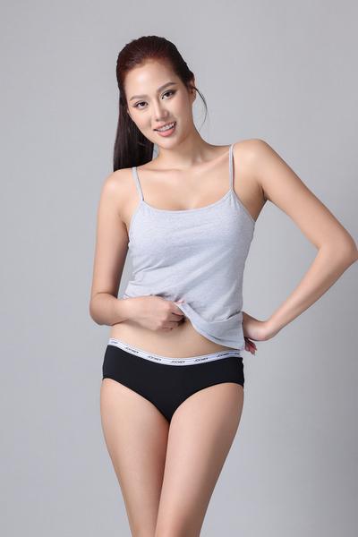 Quần Hipster Nữ Jockey trơn Cotton - J4010