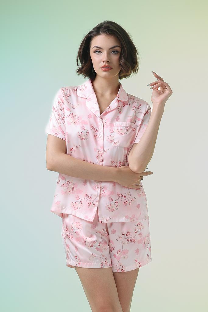 Bộ pijama ngắn nữ Vera latin in tay ngắn - V0742