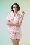 Bộ pijama ngắn nữ Vera latin in tay ngắn - V0742