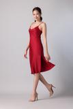 Đầm lửng nữ Vera latin trơn hai dây - V0809