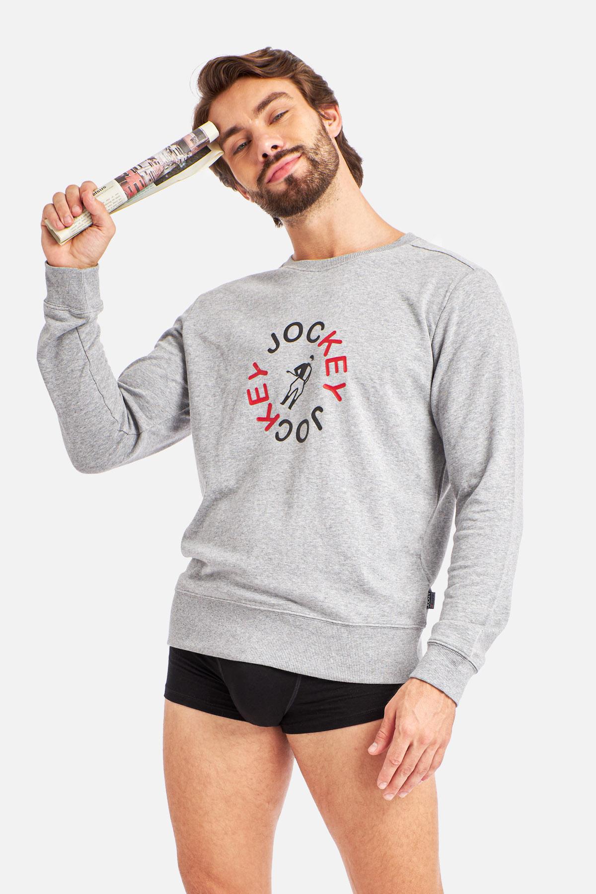 Áo nỉ French Terry Jockey Nam cổ tròn  - 1179