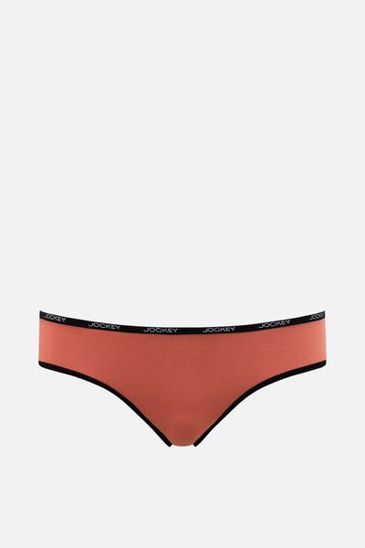 Quần Bikini Nữ Jockey trơn Cotton - J1008