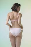 Quần lót bikini nữ Misaki Polyester phối ren M1031