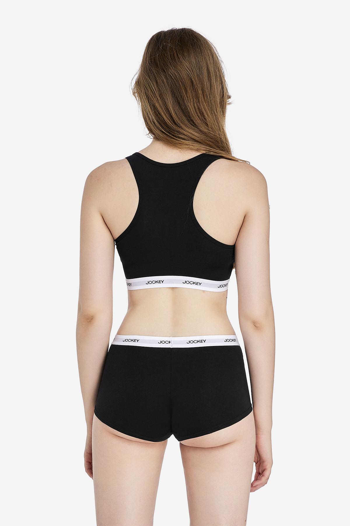 Áo Jockey Bra-top nữ Cotton viền chữ - J4007