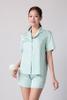 Bộ pijama ngắn nữ Vera latin trơn tay ngắn - V0773