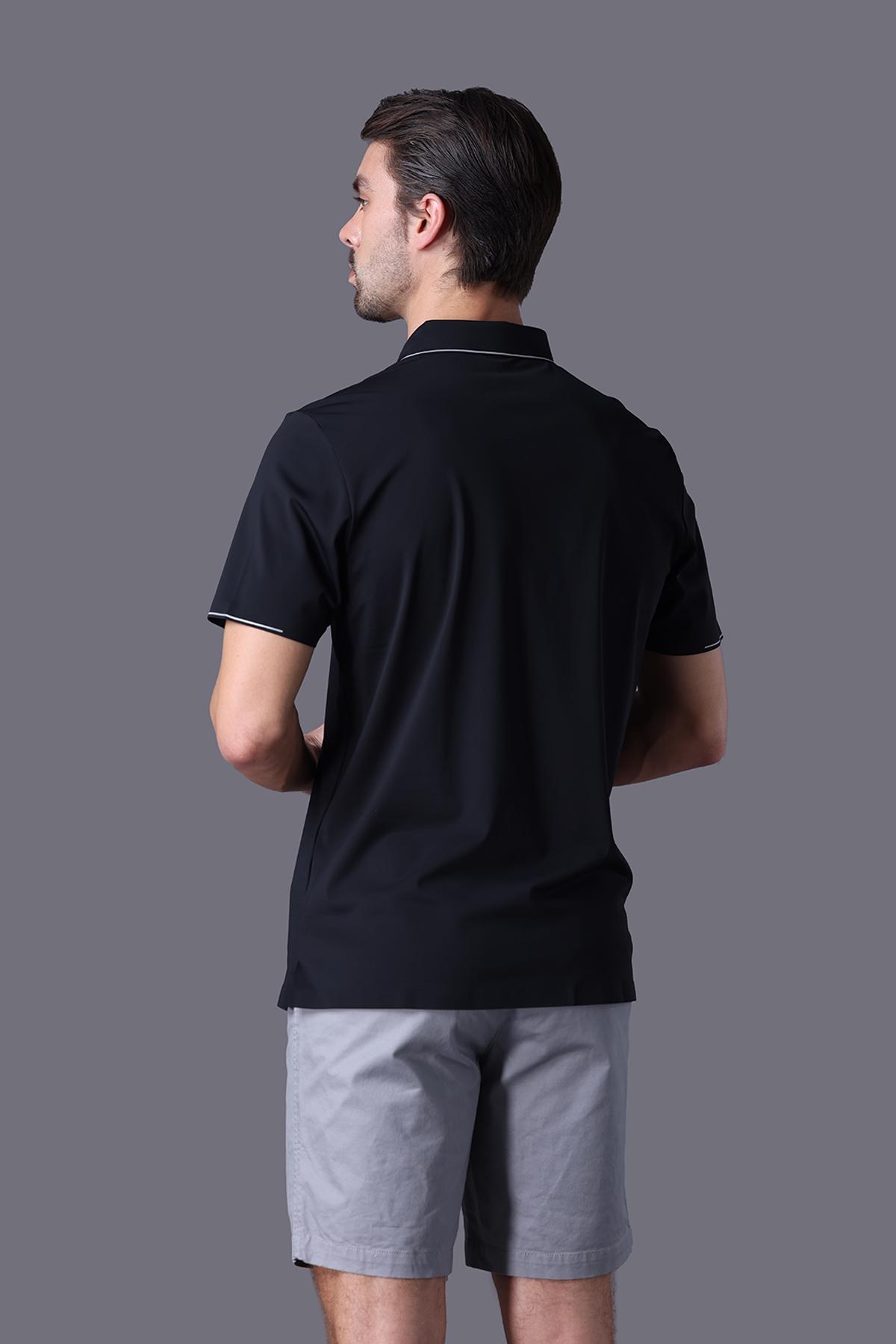 Áo Polo Nam Jockey nylon spandex không đường may - J4031