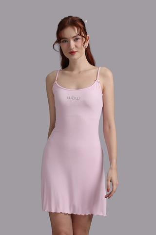 Đầm ngắn Wow by NDLanNgoc bamboo spandex - N0015Hồng