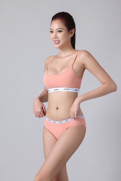 Quần Bikini Nữ Jockey trơn Cotton - J4009
