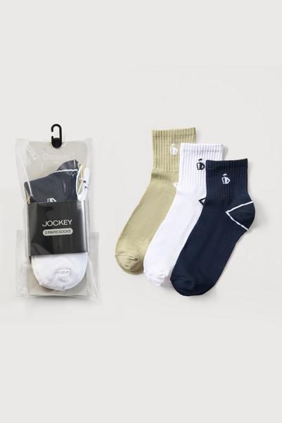 Pack 3 vớ Jockey cổ vừa Bamboo - J4070