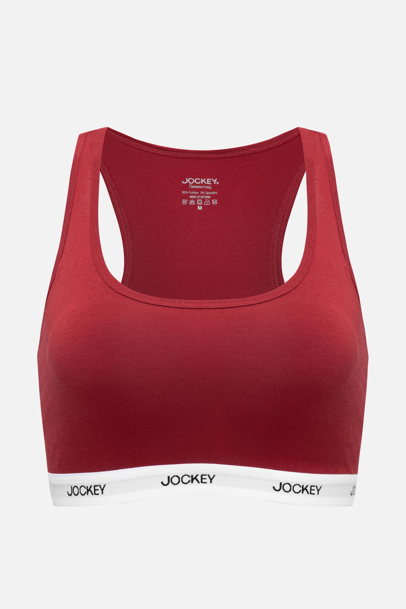 Áo Jockey Bra-top nữ Cotton viền chữ - J4007