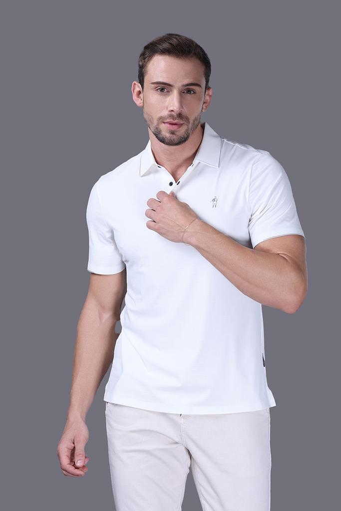 Áo Polo Nam Jockey nylon spandex không đường may - J4031