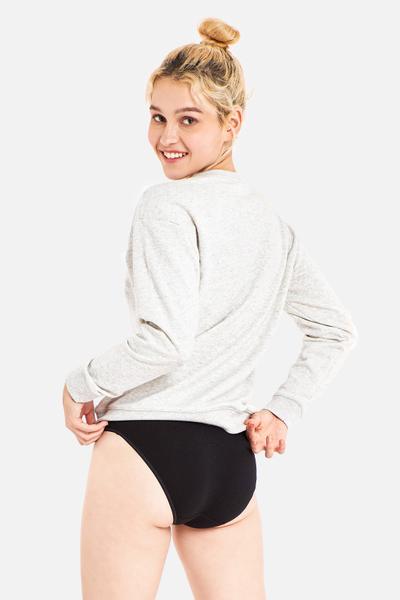 Áo nỉ cổ tròn nữ Jockey - 1185