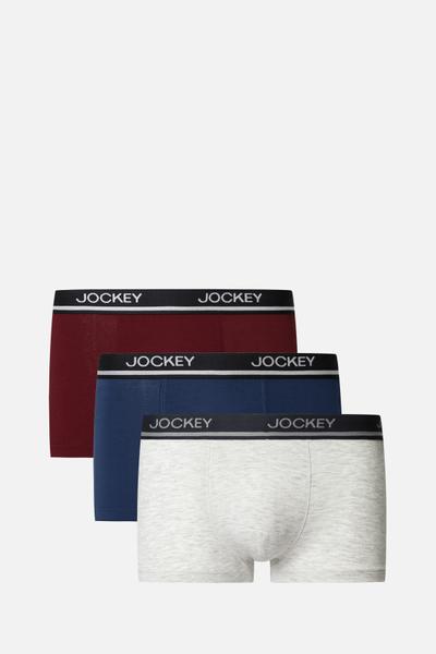 Hộp 3 Quần Jockey thun visco kháng khuẩn dáng Trunk - 1273