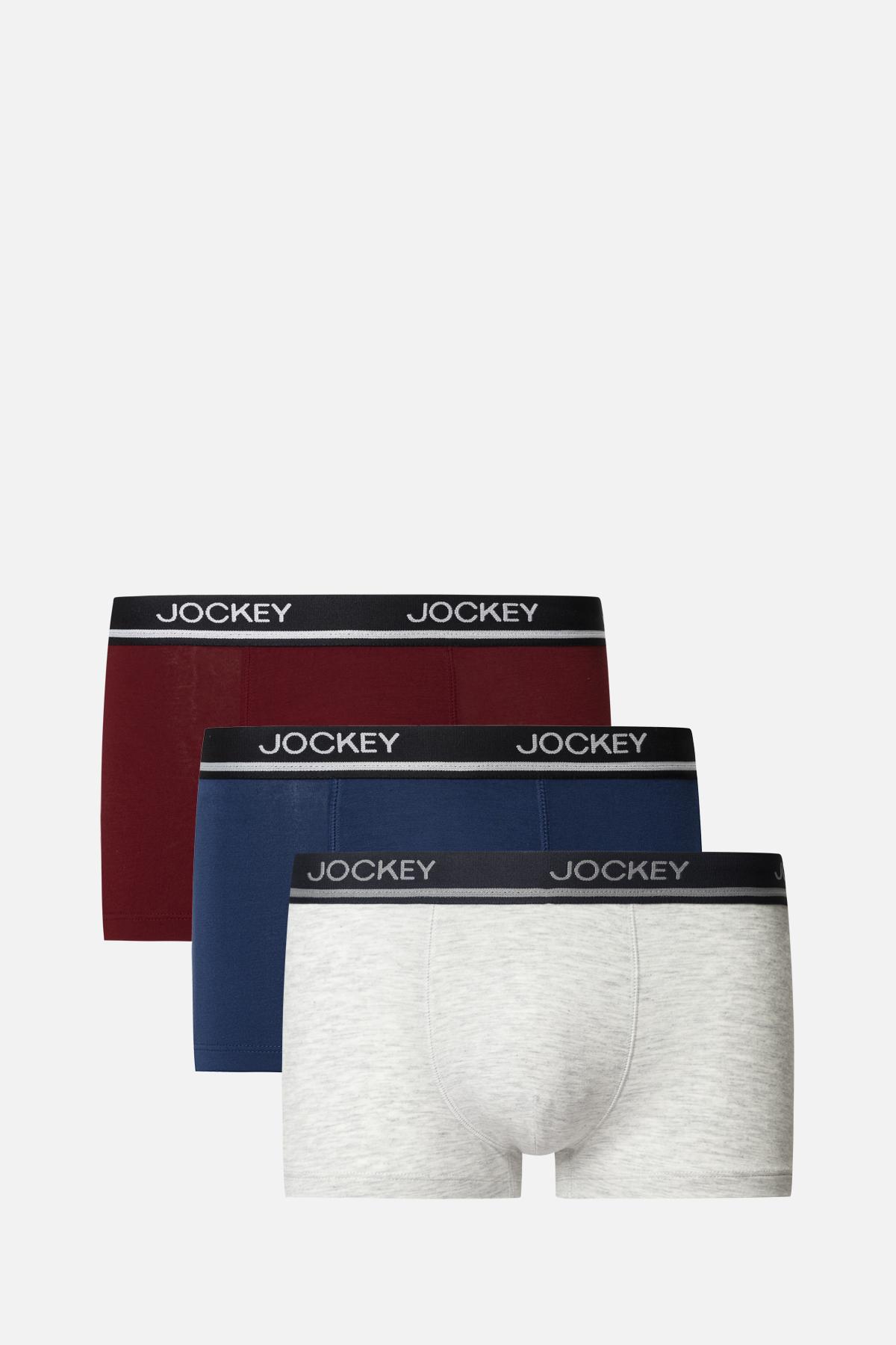 Hộp 3 Quần Jockey thun visco kháng khuẩn dáng Trunk - 1273