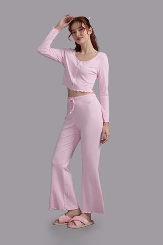 Bộ dài Wow by NDLanNgoc cotton bamboo - N0016Hồng