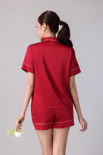 Bộ pijama ngắn nữ Vera latin trơn tay ngắn - V0773