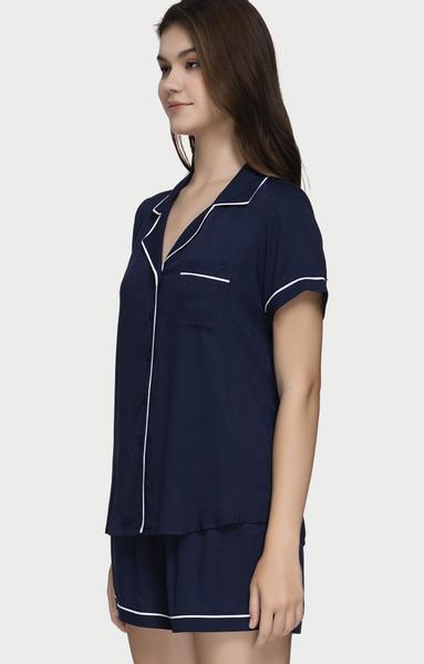 Bộ Pijama ngắn Vera Cotton Rayon trơn - V0600