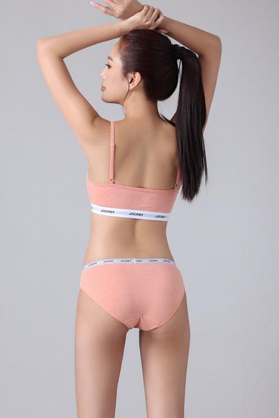 Quần Bikini Nữ Jockey trơn Cotton - J4009