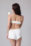 Bộ short Vera by Chipu satin trơn - C0041