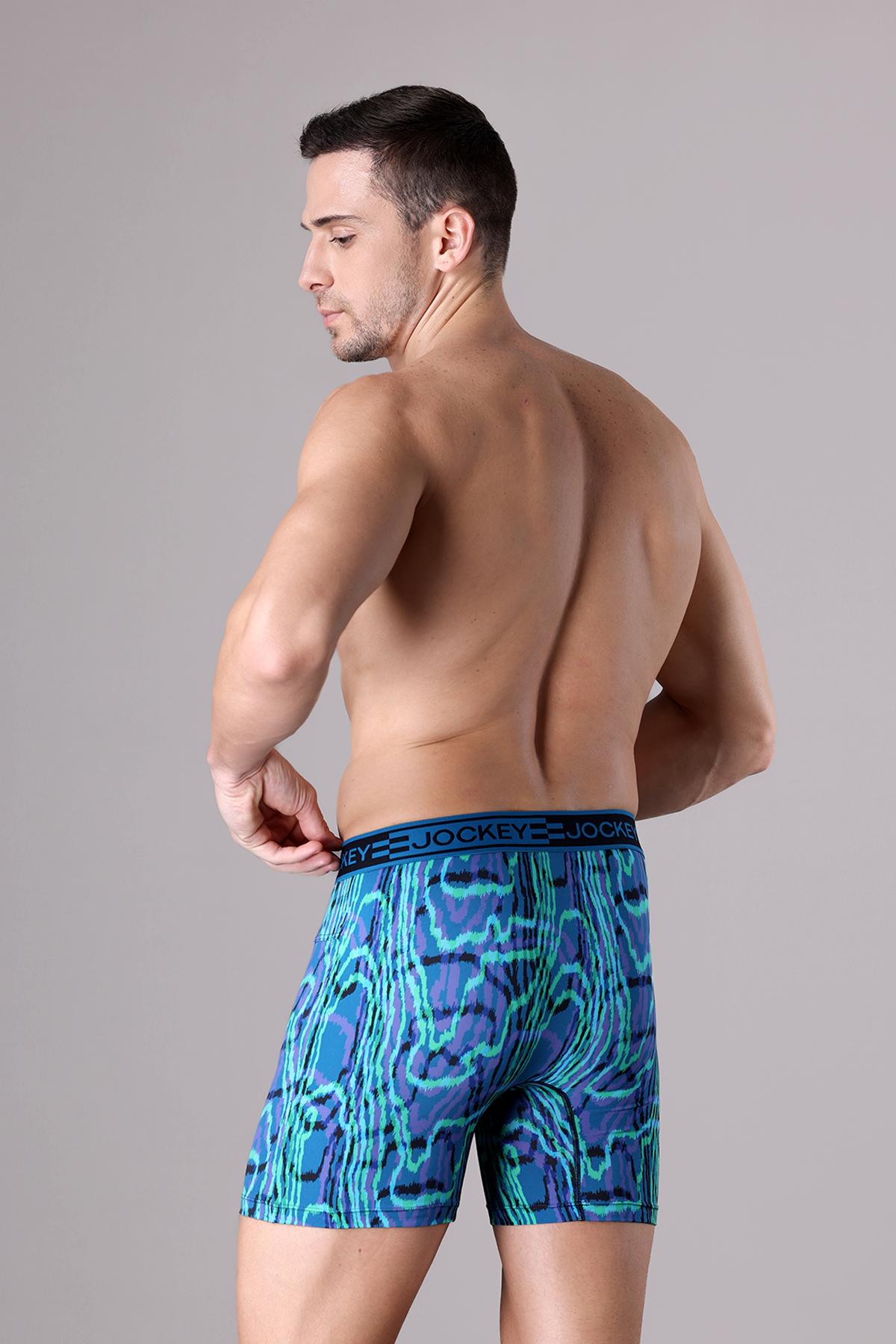 Quần lót nam Jockey polyamide in họa tiết dáng Boxer Trunk - J4065
