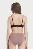 Quần lót lưng cao Misaki microfiber phối ren - M1083