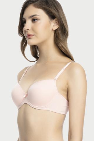 Áo ngực Misaki cup 3/4 mút mỏng  dáng trơn basic -M1004Hồng