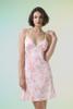 Đầm ngắn nữ Vera latin in phối ren - V0739