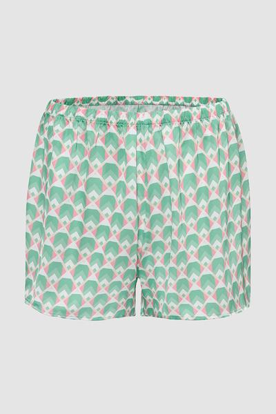 Bộ short nữ Vera satin in hai dây - V0766