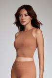 Áo crop top nữ Vera by Chipu nylon trơn - C0032