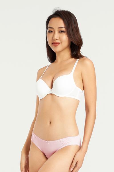 Quần lót bikini nữ Misaki Polyester phối ren M1028