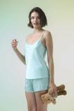 Bộ short nữ Vera latin trơn hai dây - V0790