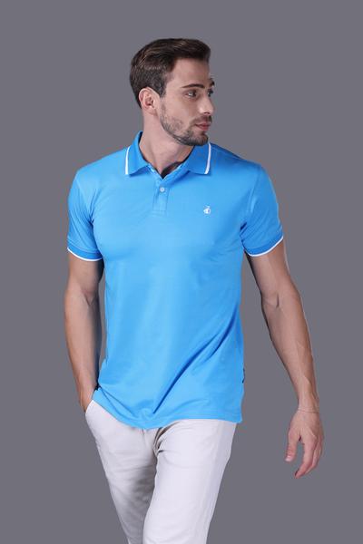 Áo Polo Nam Jockey poly quickdry thêu logo Half Boy - J1313