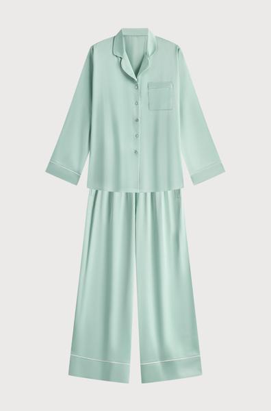 Bộ pijama dài nữ Vera latin trơn tay dài - V0775