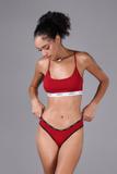 Quần Bikini Nữ Jockey trơn Cotton - J4009