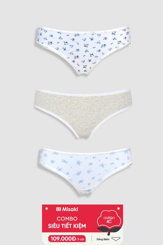 Quần lót bikini nữ Misaki cotton 4C in - M1087Tổng hợp