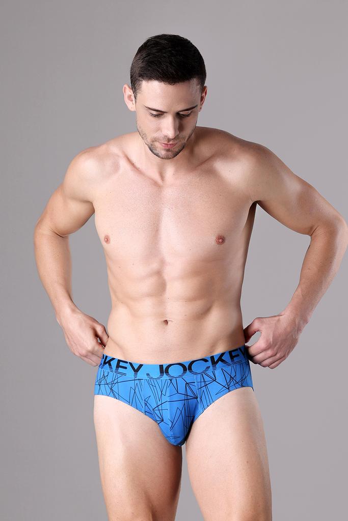 Quần lót nam Jockey poly in họa tiết dáng Brief - J1031