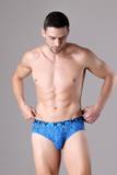 Quần lót nam Jockey poly in họa tiết dáng Brief - J1031