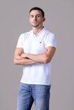 Áo Polo Nam Jockey poly wicking thêu logo Full Boy -J1315