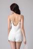 Bộ short Vera by Chipu satin trơn phối ren - C0051