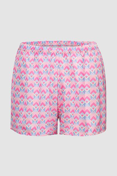 Bộ short nữ Vera satin in hai dây - V0766