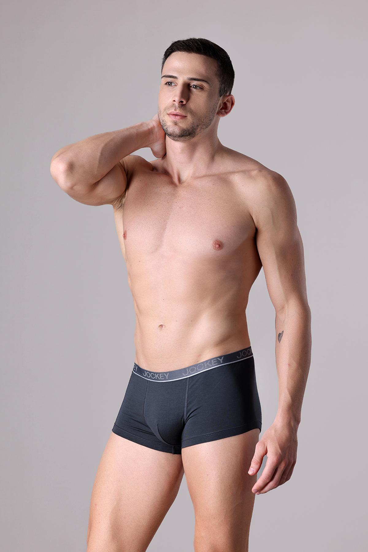 Quần lót Nam Jockey Trunk Bamboo lưng thun nhỏ - J4020