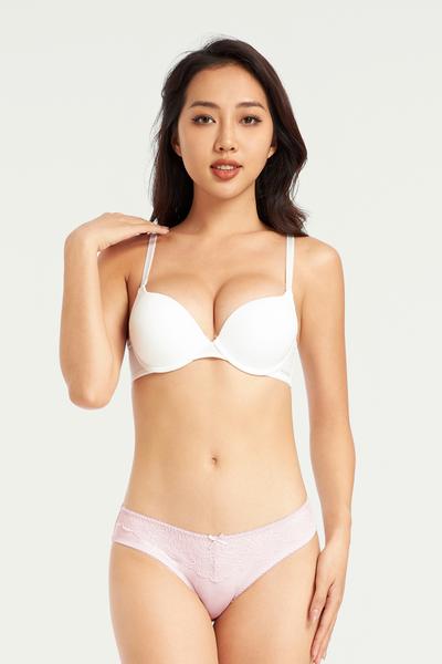 Quần lót bikini nữ Misaki Polyester phối ren M1025