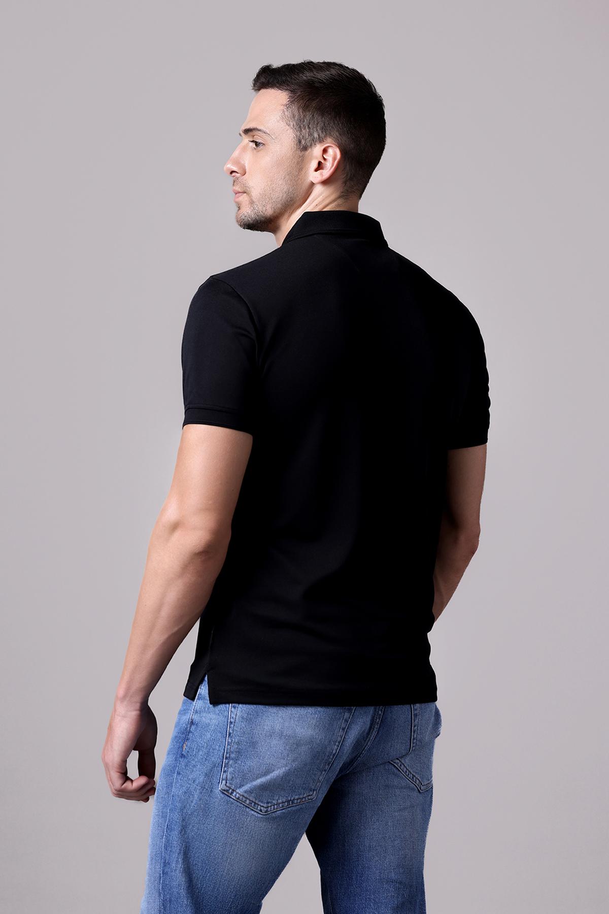 Áo Polo Nam Jockey poly wicking thêu logo Full Boy -J1315