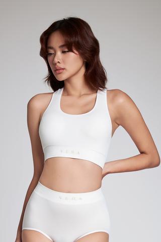 Áo ngực wireless nữ Vera by Chipu nylon trơn - C0025Trắng