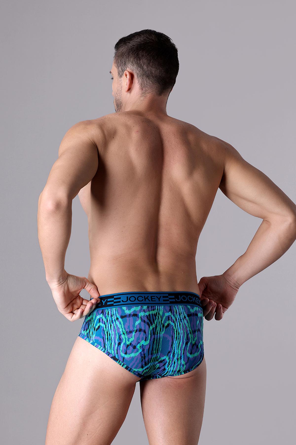 Quần lót nam Jockey polyamide in họa tiết dáng Brief - J4063
